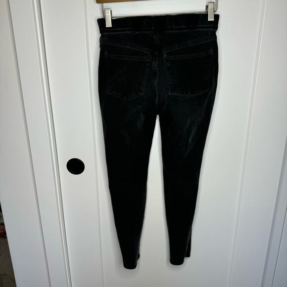 Madewell The Anywhere Jean Black Wash Denim High Rise Skinny Fit Size 27 - Picture 6 of 6